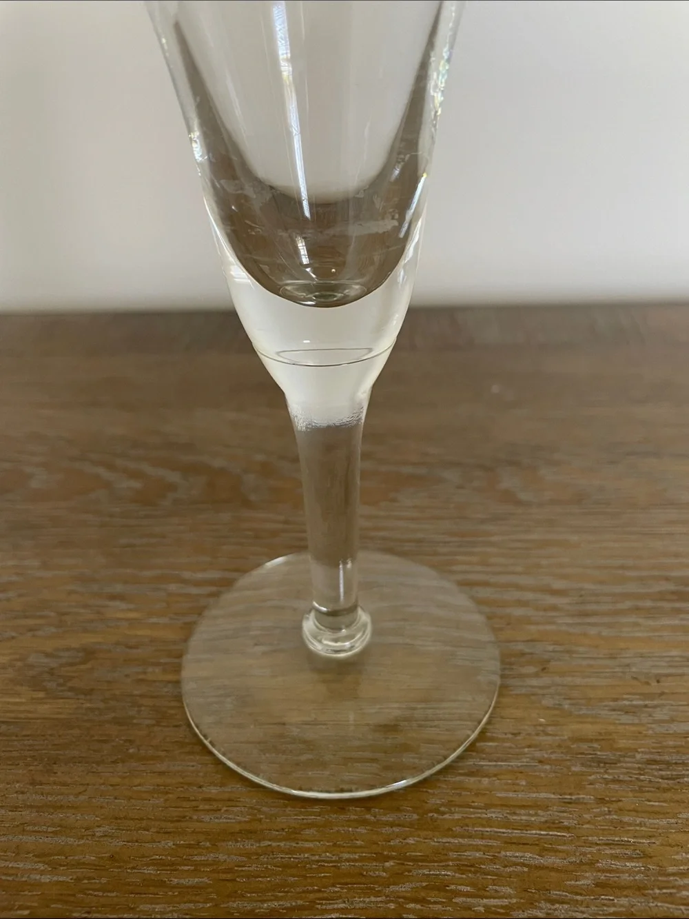 Clear Glass Champagne Flutes - Set of 3